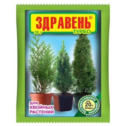 Компл.орг.-мин.удобр. "Здравень турбо" 30г (для хвойных)