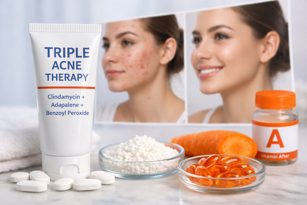 Безеуді (акнені) емдеудегі үштік біріктірілген терапия: жергілікті емдеудің жаңа стандарты