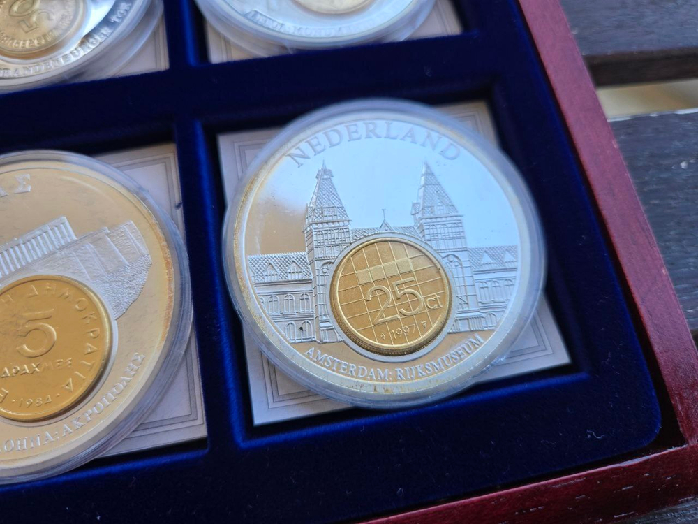 Europe. Set of 12 European Coin Medals — A Celebration of Cultural Heritage and Iconic Landmarks