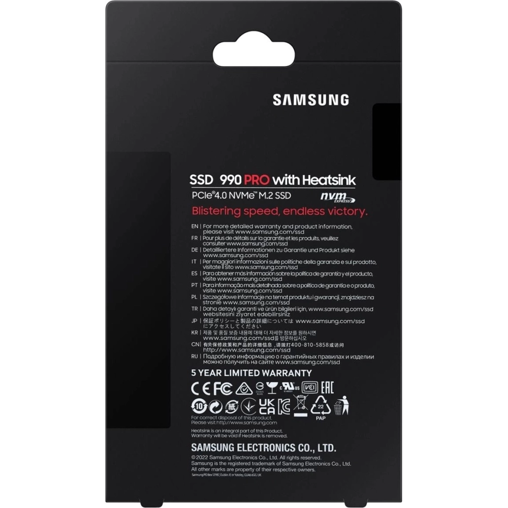 Накопитель SSD Samsung 4TB 990 Pro (MZ-V9P4T0CW)