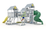 Детская площадка IgraGrad Крафт Pro 11 10 1 с трубой