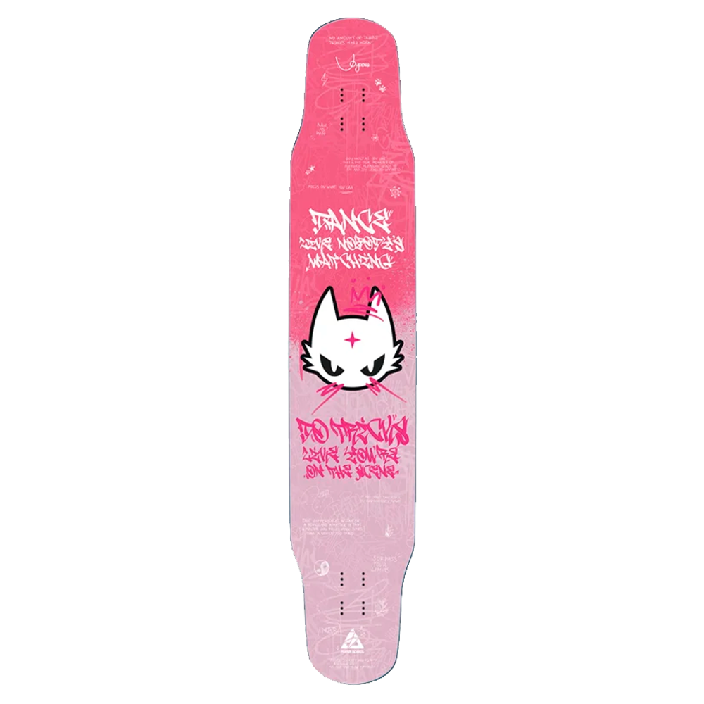Дека Лонгборд Pepper Boards Inari 48" Pepper X Flip'n'Flow Розовый