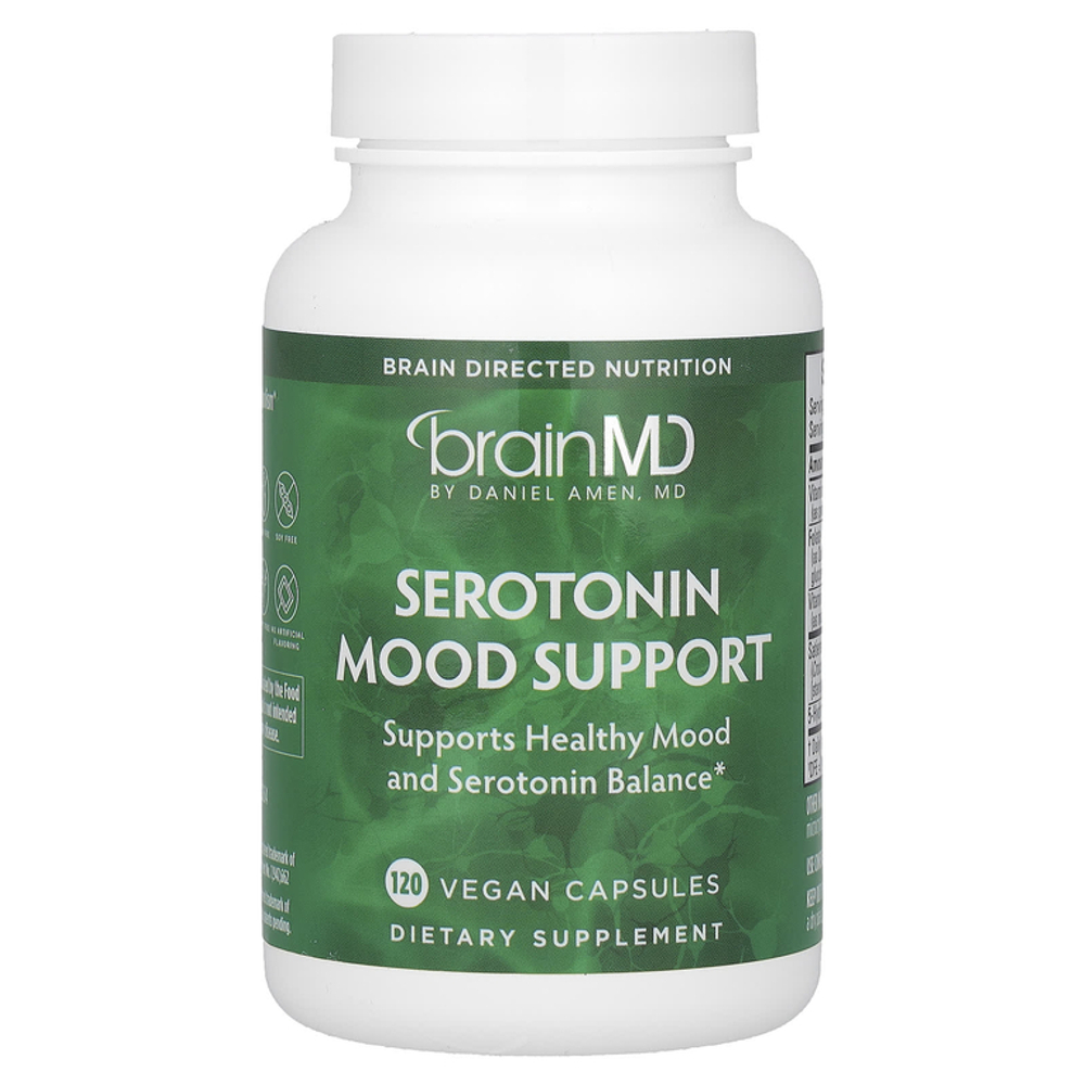 BrainMD, Serotonin Mood Support, 120 caps.