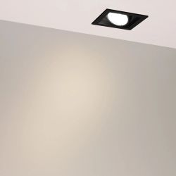 Светильник MS-VORTEX-BUILT-S117x117-20W Warm3000 (BK-BK, 20 deg, 230V) (Arlight, IP20 Металл, 5 лет) 058363