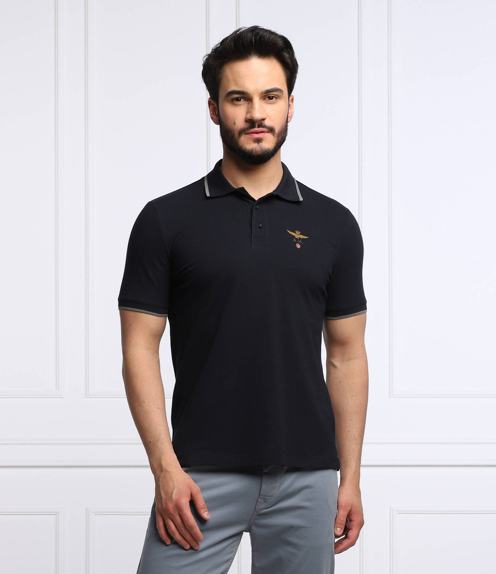 поло Aeronautica Militare - темно-синий(PO1308P82)