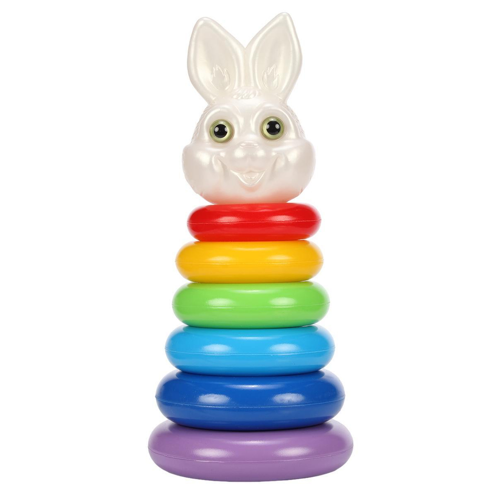 Пирамидка "Кролик" 6 колец (Нордпласт)