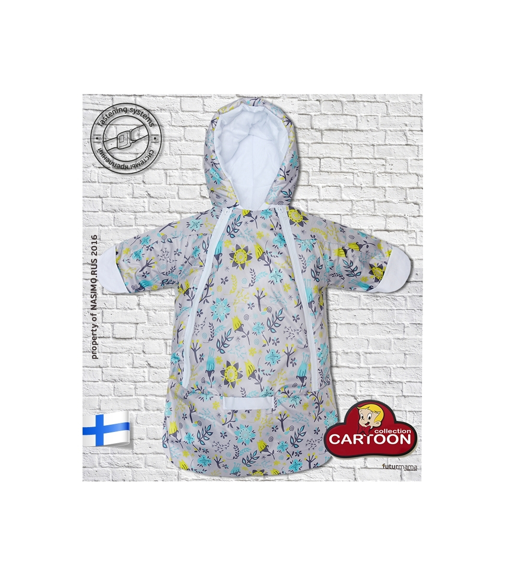 Комбинезон для новорожденного  Futurmama Northern flowers