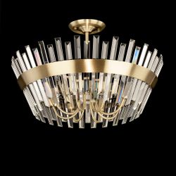 Citilux Вестерос CL307183 Люстра хрустальная потолочная Бронза