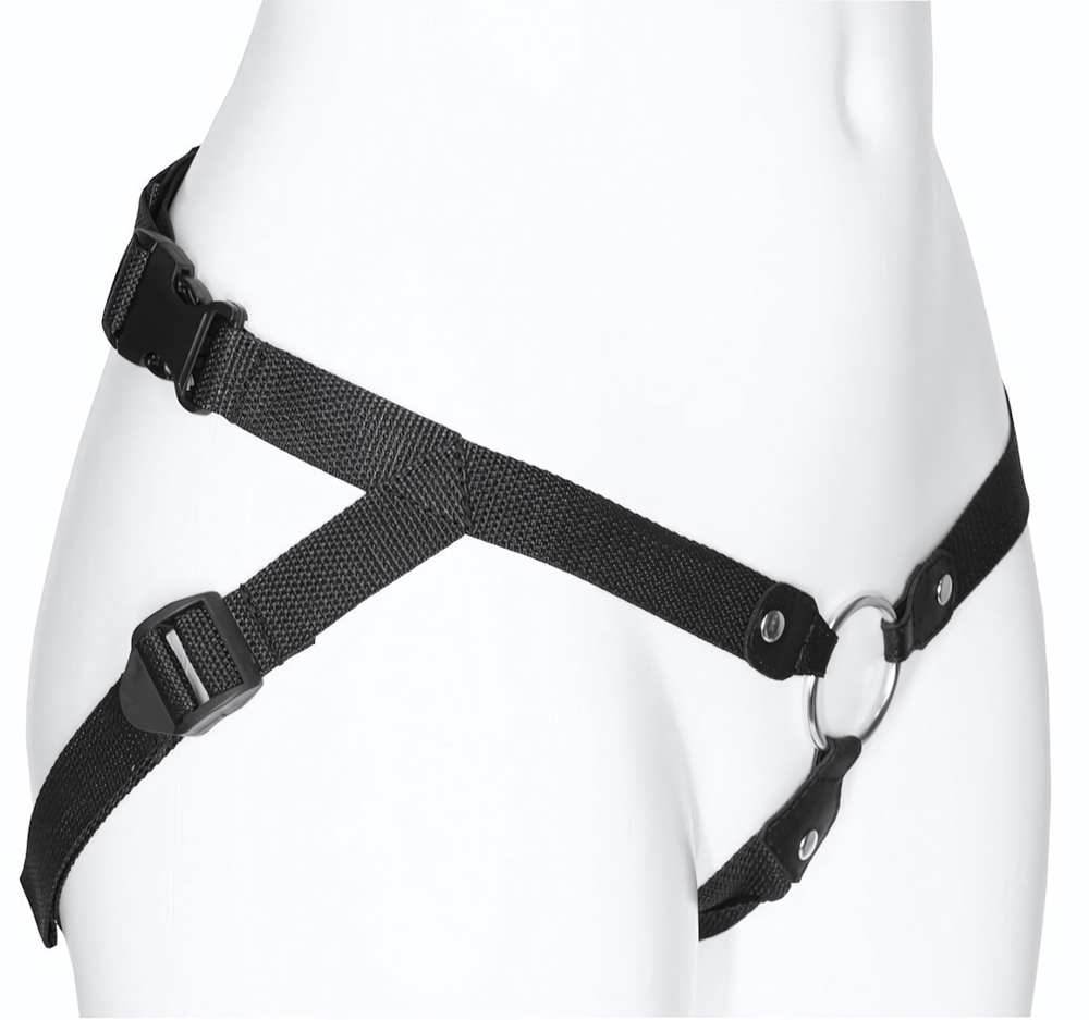 Оригинальный пояс для фиксации насадки кольцом (Цвет: черный)