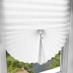 Шторы-плиссе 120*180см, цвет белый, BZ-L003WH