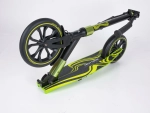 Самокат TT Comfort 230R black/green 1/2 чёрный/зелёный