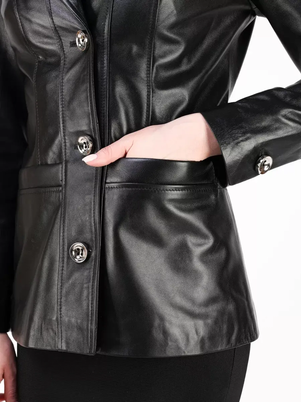 Кожаная куртка демисезонная Турция пиджак