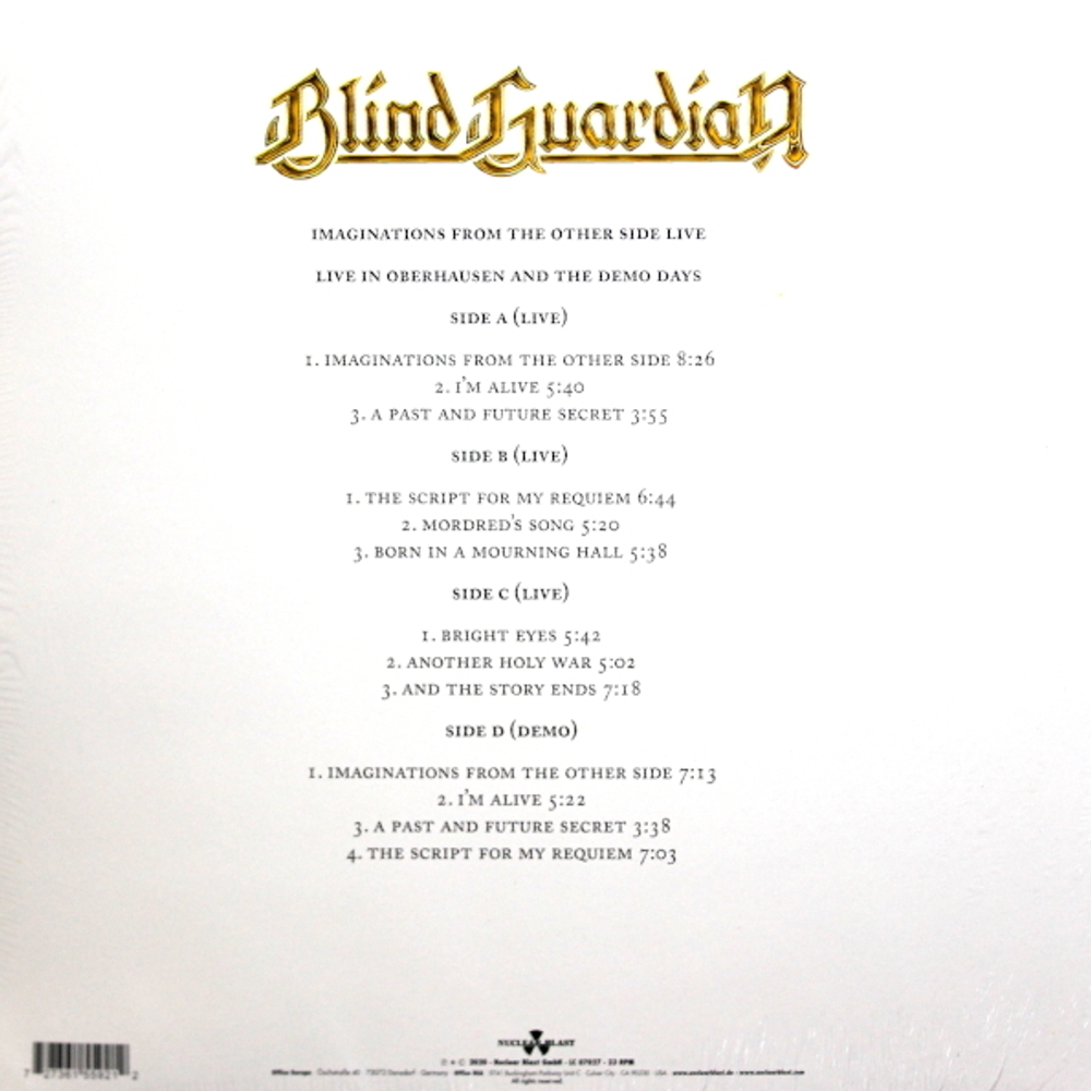 Blind Guardian / Imaginations From The Other Side Live (2LP)