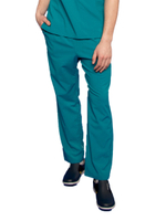 Брюки медицинские женские Pulse R122 с эластичным поясом, коралловый, 50