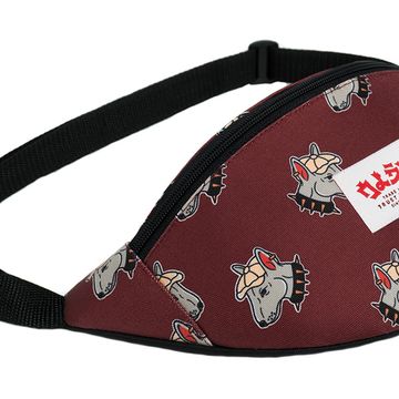 Поясная сумка OLDY. Барбос. Красный