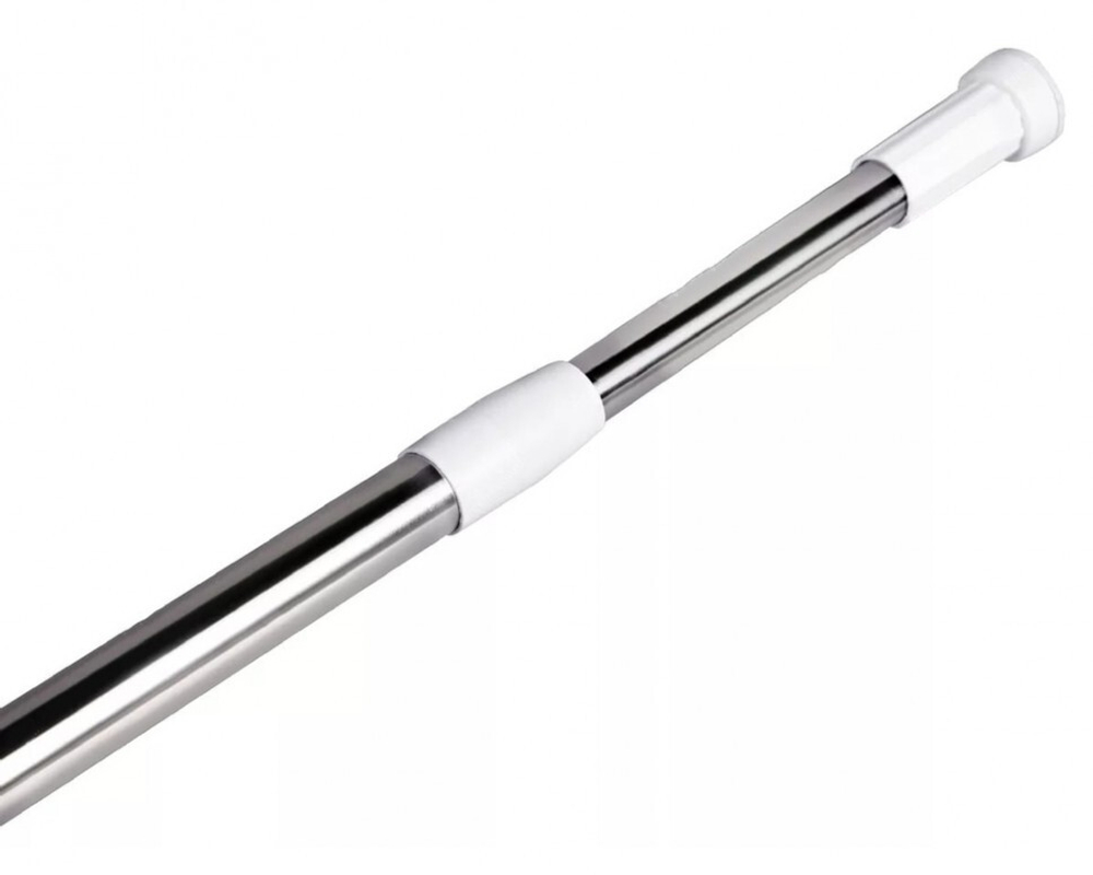 Штанга телескопическая 110cm-200cm нержавеющая сталь