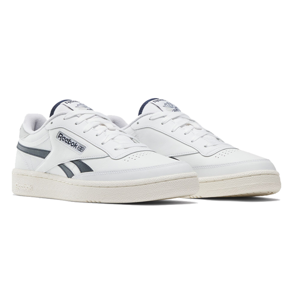 Кроссовки reebok Club C Series для скейтборда Низкие Белые черные кроссовки