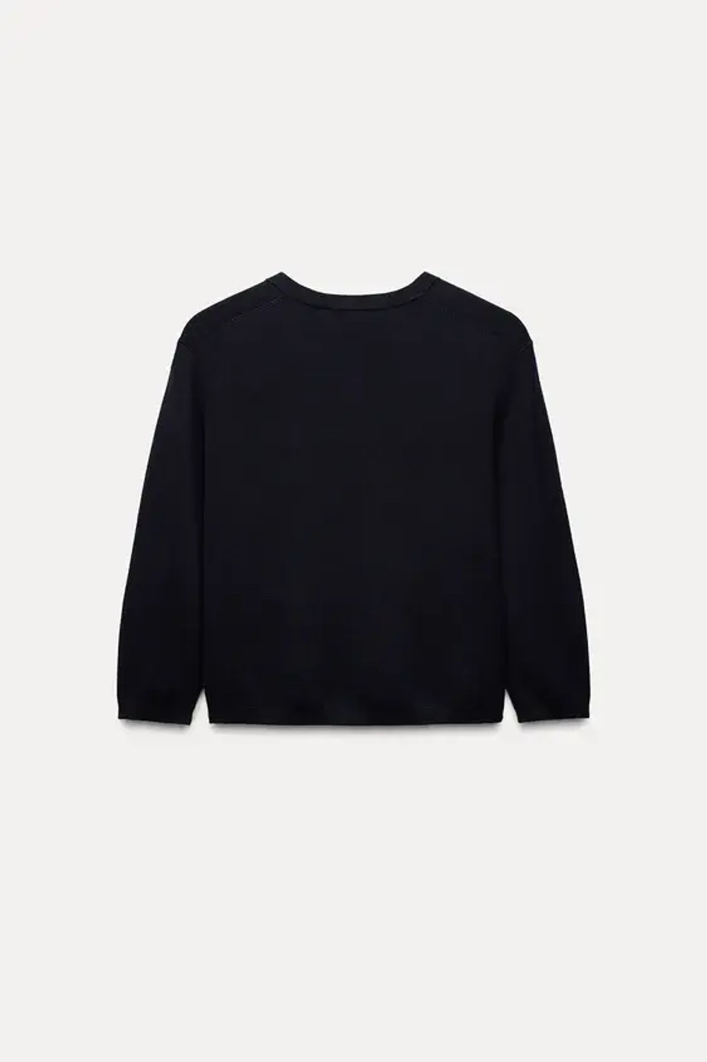 ZARA ОДНОТОННЫЙ КАРДИГАН С РУКАВАМИ 3/4, МОРСКОЙ СИНИЙ