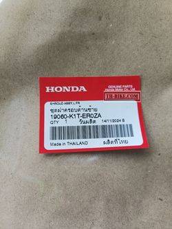 19060-K1T-ER0ZA. SHROUD ASSY., L. FR. (WL) *R292R*. HONDA