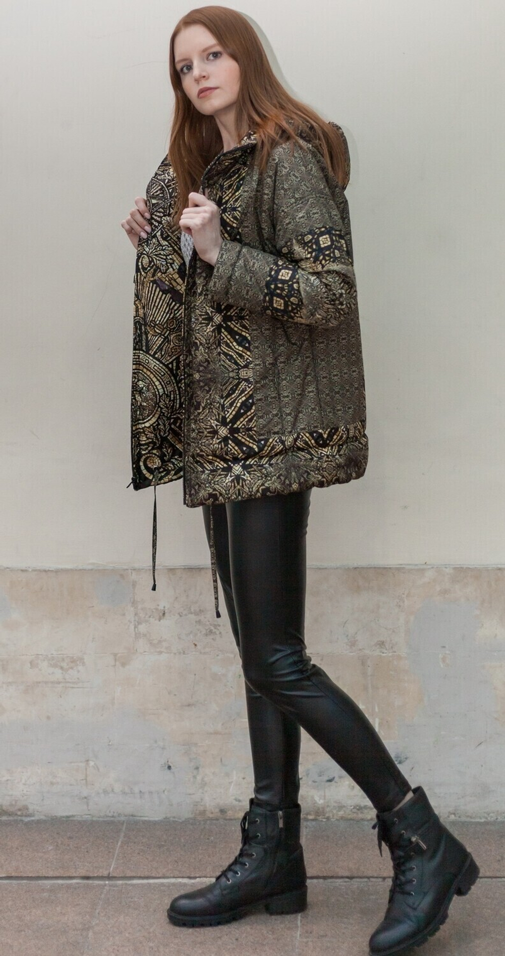 Куртка "Три Империи", по мотивам мозаик П. Корина в подземном вестибюле станции метро "Комсомольская"