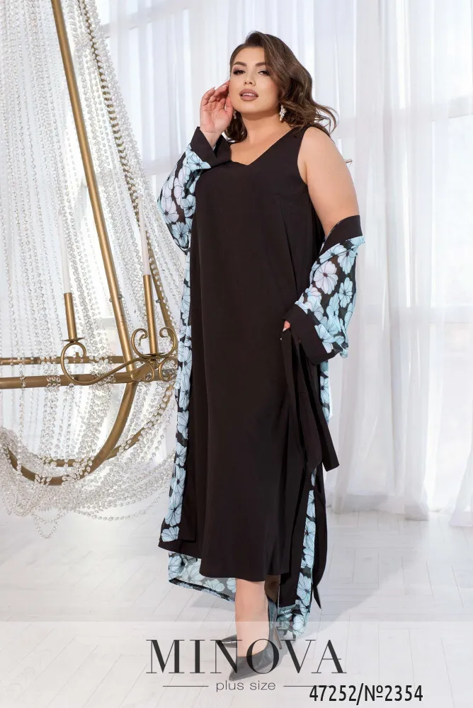 Костюм 2354-черный Minova