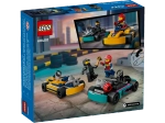 Конструктор LEGO City 60400 Гоночные картинг-кары и водители