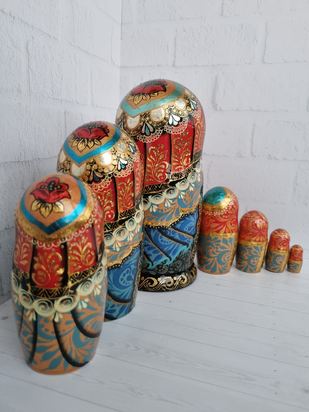 Матрешка "с видами города "  7мест