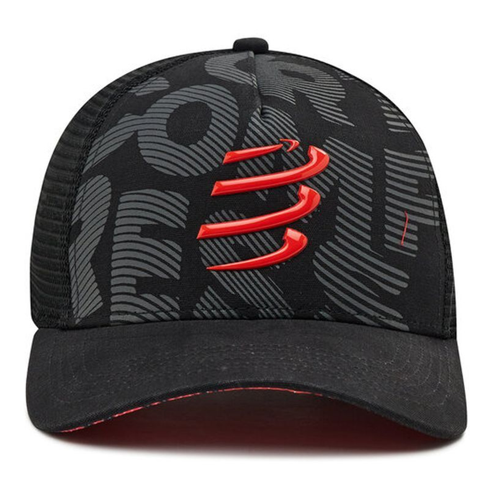Кепка теннисная Compressport Trucker Cap - black
