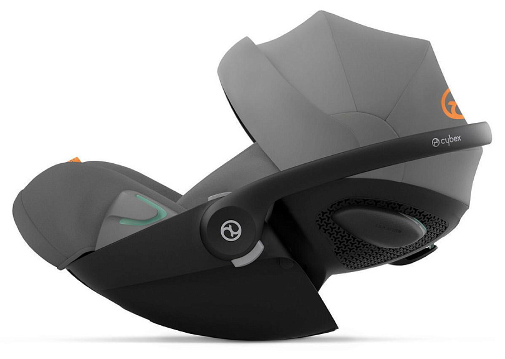 Коляска 3 в 1 Cybex Priam IV Rosegold и автокресло Cloud G i-Size Lava Grey Plus Leaf Green