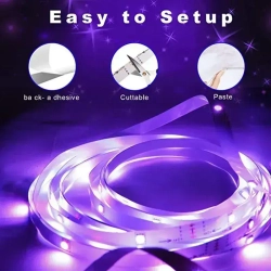 Светодиодная лента 5 Вт, IP25, Холодный белый, 1 шт