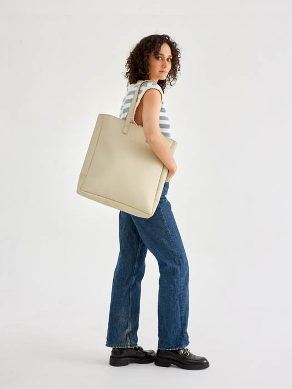 сумка шоппер бежевый текстура эко