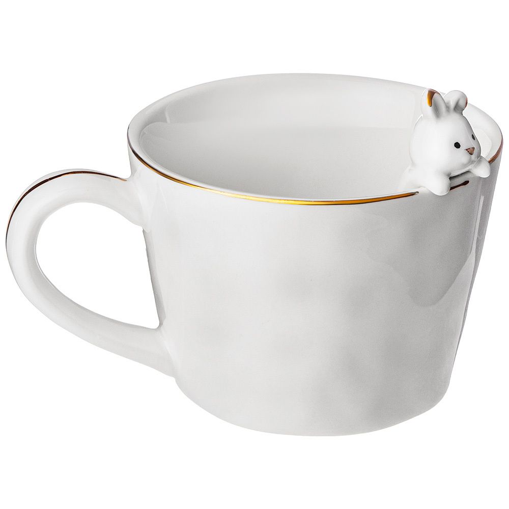 КРУЖКА "КРОЛИК" 350 МЛ / 14*10*7,5 СМ (КОР=48ШТ.)