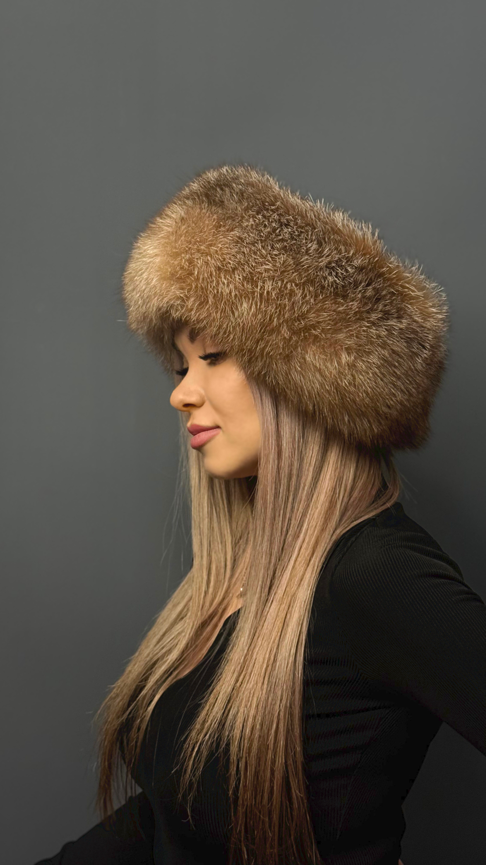 Повязка из меха Блюфрост цвет Обесцвеченный