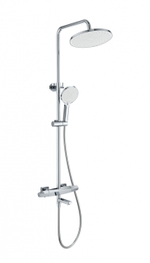 Душевая система с термостатом WONZON & WOGHAND NEO, Хром (WW-B3046-A1-CR)