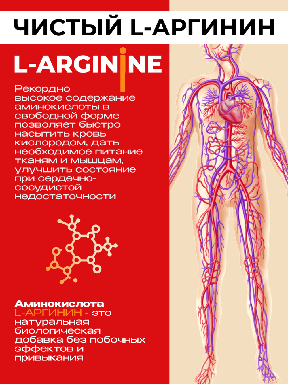 Курс L-Аргинина 3 банки