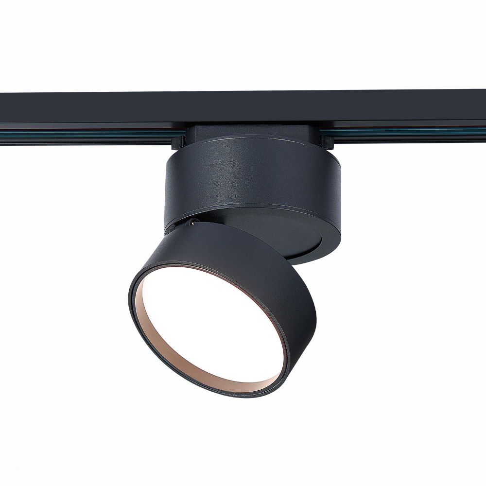 ST651.436.14 Св-к трек. Черный LED 1*14W 3000K 1 100Lm Ra&amp;gt;90 120° IP20 D104xH128 170-240VV Однофазная трековая система