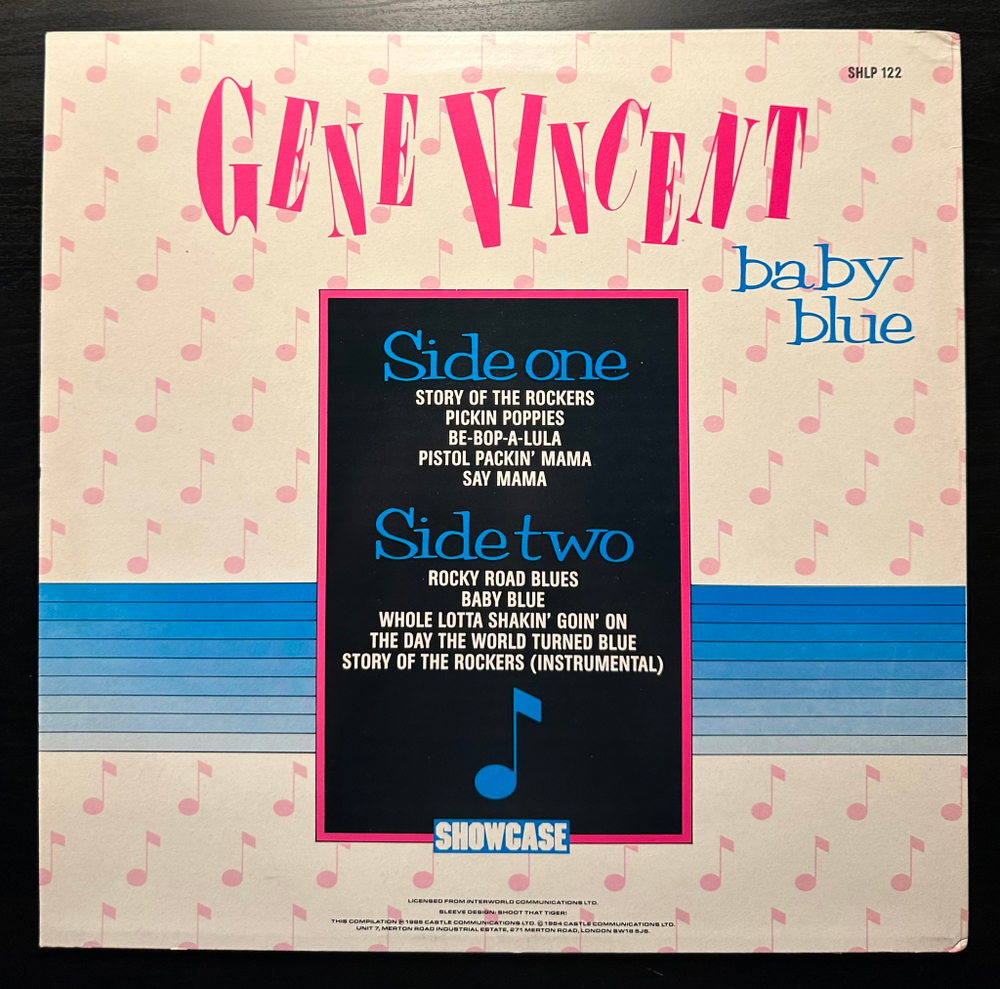 Gene Vincent - Baby Blue (Англия 1985г.)