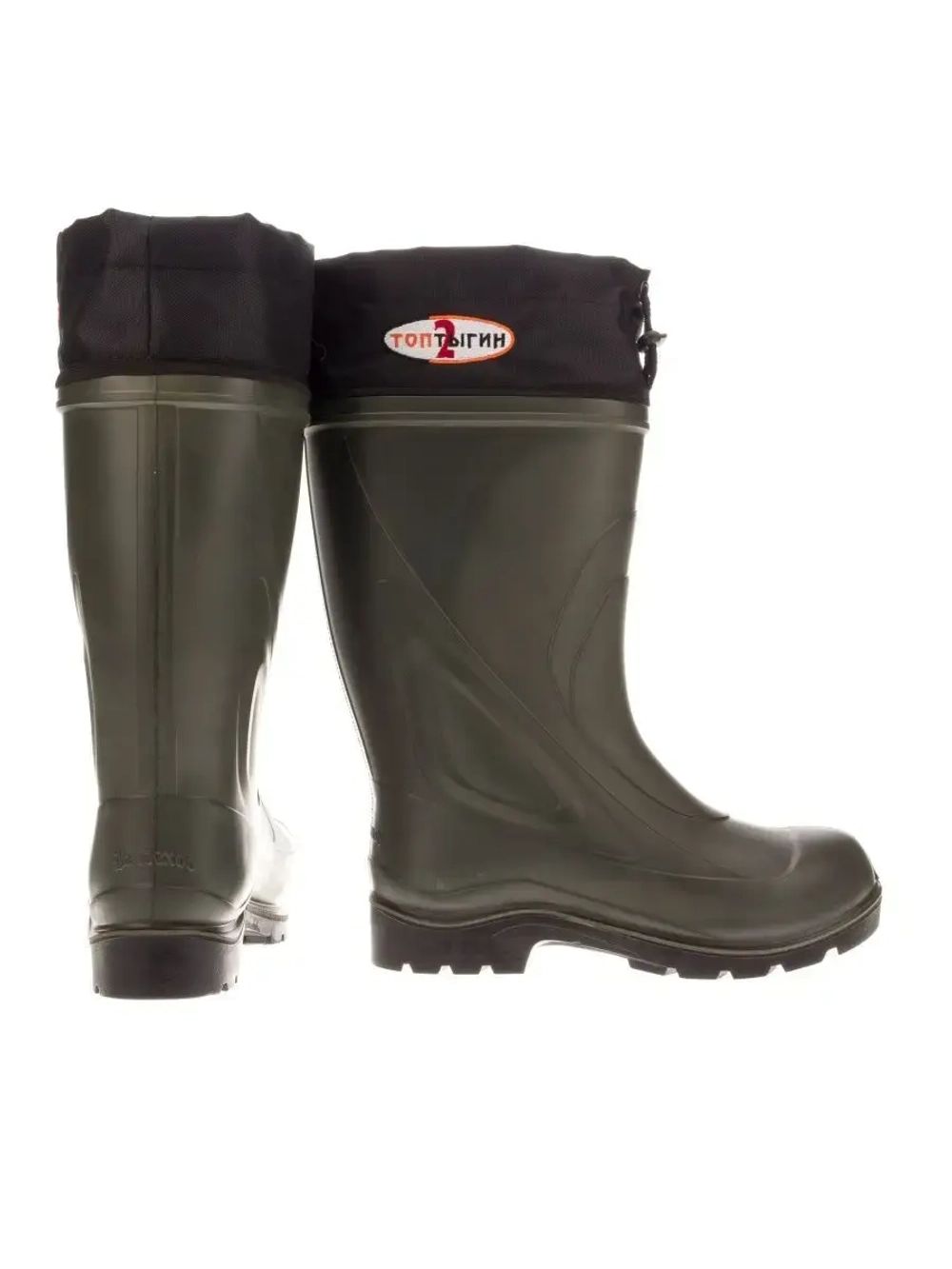 Мужские зимние сапоги из ЭВА Вездеход "Топтыгин-2" СВ-90 с ПУ подошвой и утеплителем (-40), Оливковый