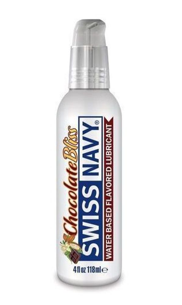 Лубрикант с ароматом шоколада Swiss Navy Chocolate Bliss Lube - 118 мл.