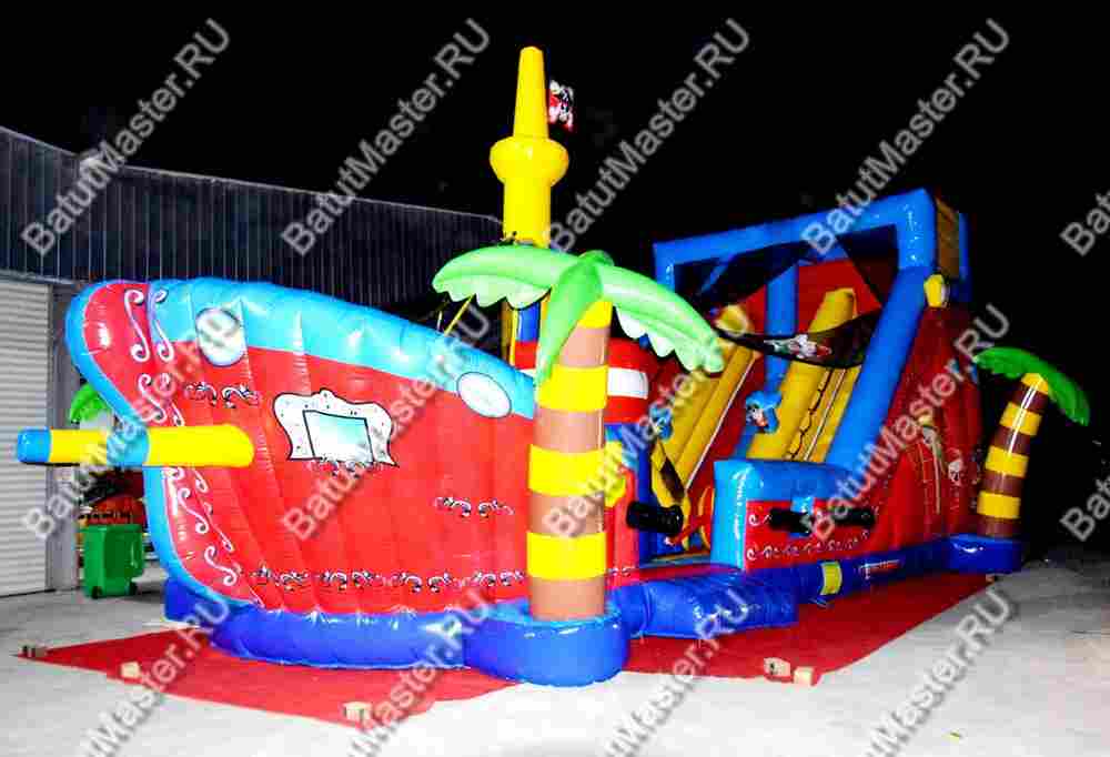 Надувной корабль "Приключения пиратов"