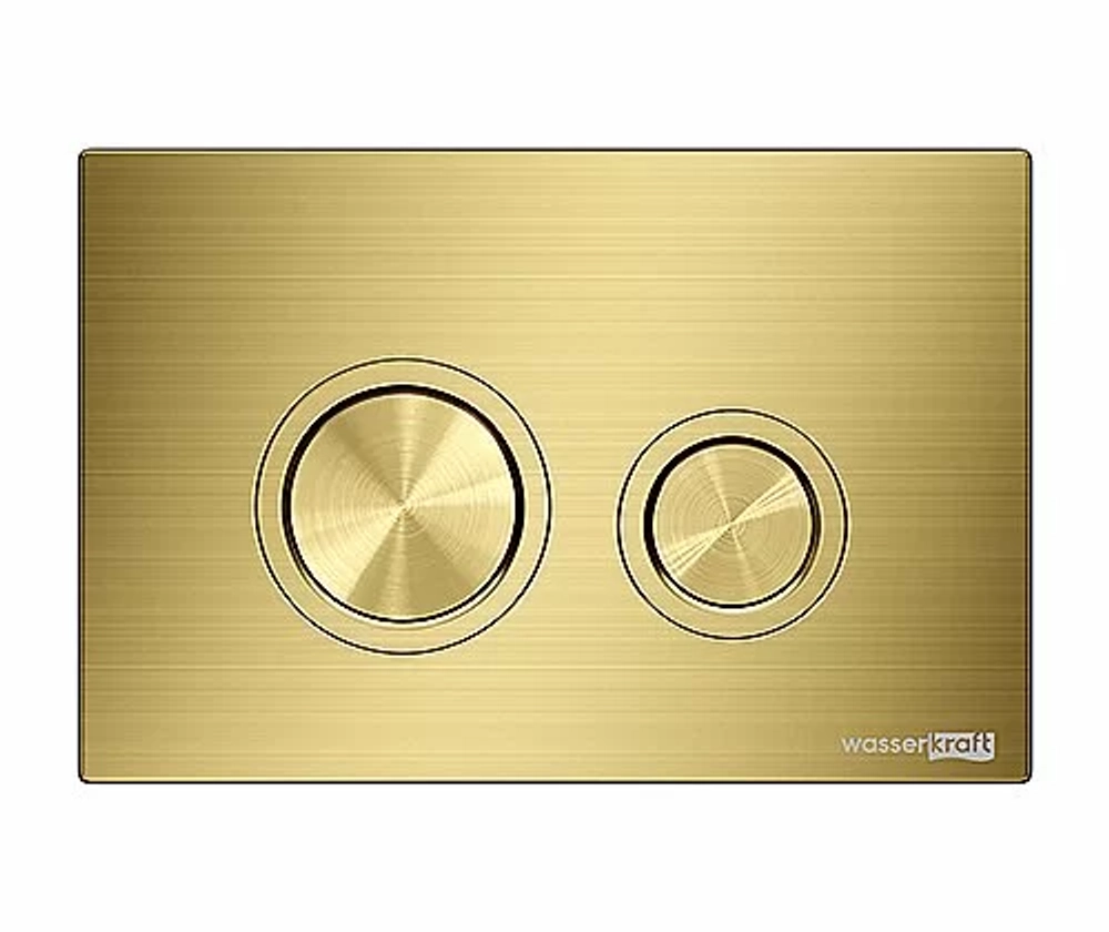 Инсталляция для унитаза WasserKraft Salm 27TLT.010.ME.BL.MG01 черная панель/кнопка золото матовое