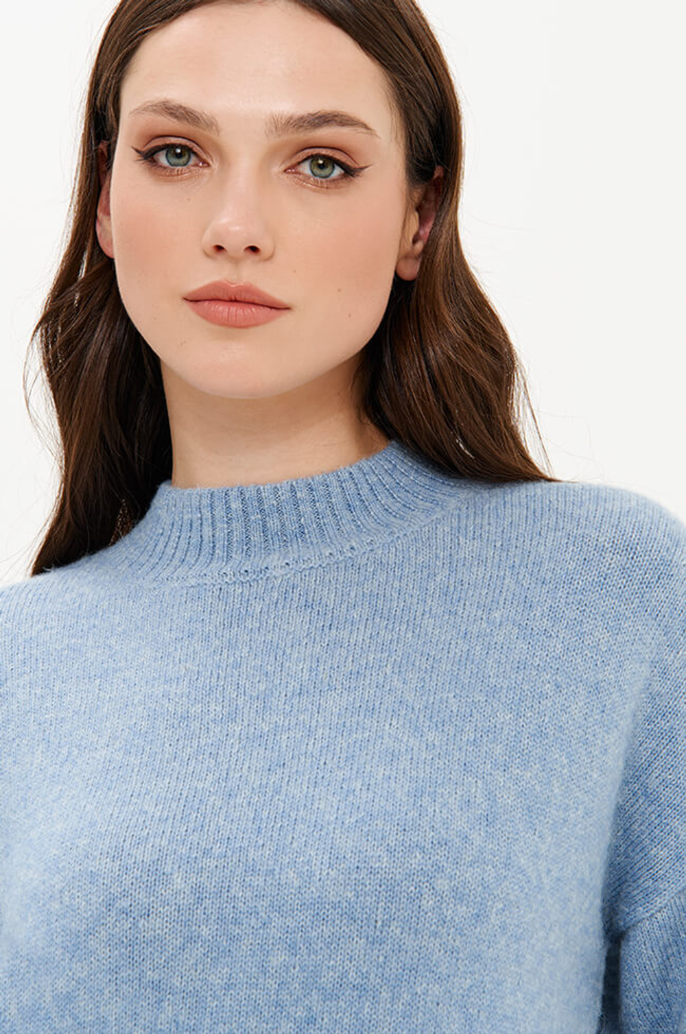 23364 Свитер женский (голубой)