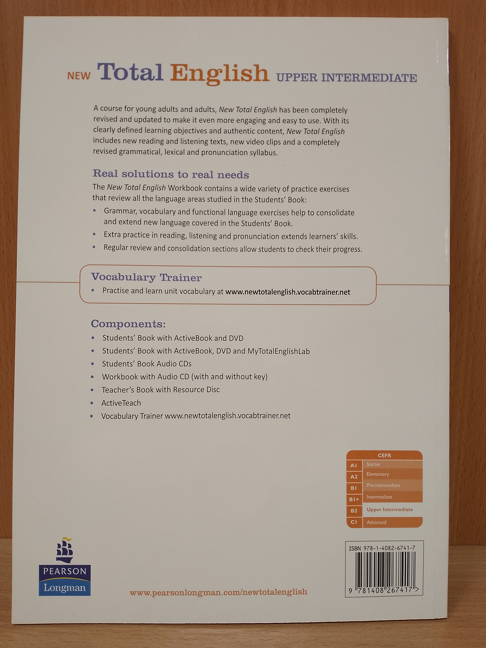 New Total English Upper Intermediate Workbook with Key and Audio CD Pack