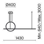Подвесной светильник Maytoni MOD247PL-L49BSK