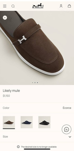 Мюли Hermes Likely