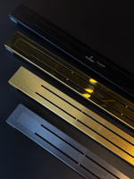 Душевой лоток B&T INFINITY 80см, нерж.сталь GUN METAL