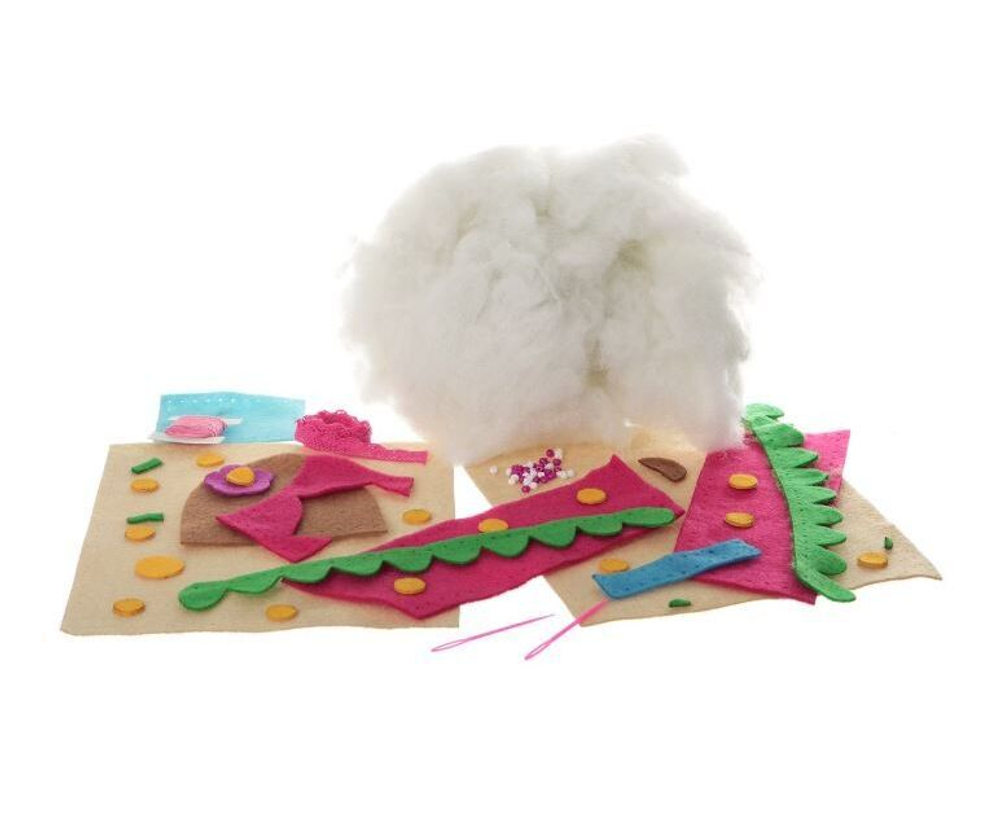 Набор для творчества BONDIBON Шьем из фетра - подушка Домик 6+, новый