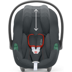 Коляска Cybex Priam IV Chrome Brown complete Aton B2 Steel Grey Base One 4 в 1 Mirage Grey