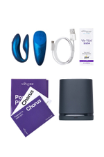 Вибромассажер для пар We-Vibe Chorus синий 11 см