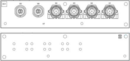 Плата OPTON-IO6